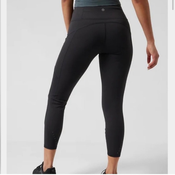ATHLETA Rainier High Rise Tight Leggings in Black S - Picture 2 of 14
